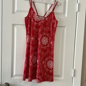 MOVING SALE. Red and white sundress